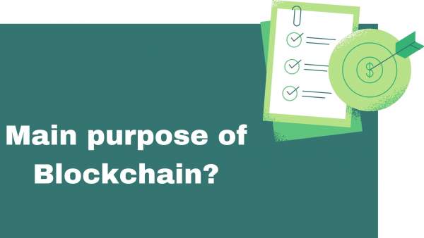 main purpose of blockchain technology?